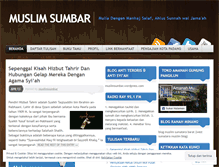Tablet Screenshot of muslimsumbar.wordpress.com