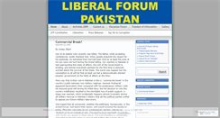 Desktop Screenshot of liberalforumpakistan.wordpress.com