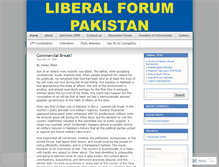 Tablet Screenshot of liberalforumpakistan.wordpress.com