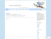Tablet Screenshot of mooibedacht.wordpress.com