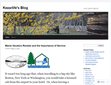 Tablet Screenshot of kezarlife.wordpress.com