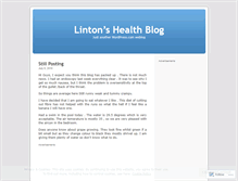 Tablet Screenshot of lintonhh.wordpress.com