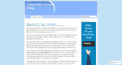 Desktop Screenshot of clearviewministries.wordpress.com