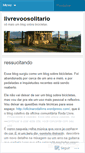 Mobile Screenshot of livrevoosolitario.wordpress.com