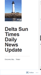 Mobile Screenshot of deltasuntimes.wordpress.com