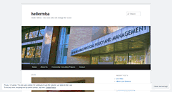 Desktop Screenshot of hellermba.wordpress.com