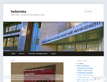 Tablet Screenshot of hellermba.wordpress.com