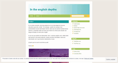 Desktop Screenshot of englishdepths.wordpress.com