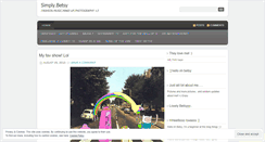 Desktop Screenshot of lovelybetsy.wordpress.com