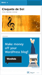 Mobile Screenshot of claquetadesol.wordpress.com