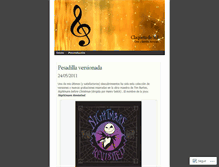 Tablet Screenshot of claquetadesol.wordpress.com