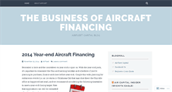 Desktop Screenshot of airfleet.wordpress.com