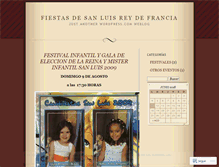 Tablet Screenshot of fiestasdesanluis.wordpress.com