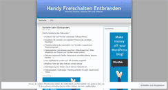 Desktop Screenshot of freischalten.wordpress.com