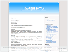 Tablet Screenshot of ikapensbatam.wordpress.com