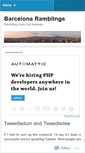 Mobile Screenshot of barcelonaramblings.wordpress.com