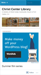 Mobile Screenshot of christcenterlibrary.wordpress.com