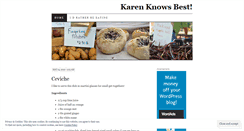 Desktop Screenshot of karenknowsbest.wordpress.com