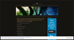 Desktop Screenshot of halfahalf.wordpress.com