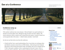Tablet Screenshot of danataconference.wordpress.com