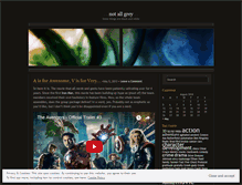 Tablet Screenshot of notallgrey.wordpress.com