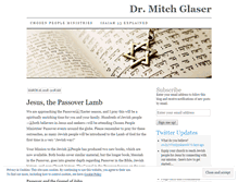 Tablet Screenshot of drmitchglaser.wordpress.com