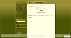 Desktop Screenshot of gayaustralia.wordpress.com