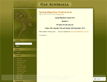 Tablet Screenshot of gayaustralia.wordpress.com