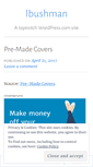 Mobile Screenshot of lbushman.wordpress.com