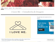 Tablet Screenshot of ilovemeblog.wordpress.com