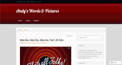 Desktop Screenshot of andyswordsandpictures.wordpress.com