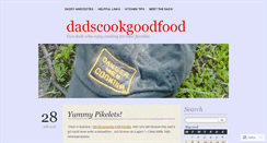 Desktop Screenshot of dadscookgoodfood.wordpress.com