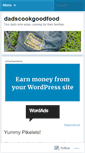 Mobile Screenshot of dadscookgoodfood.wordpress.com