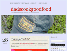 Tablet Screenshot of dadscookgoodfood.wordpress.com