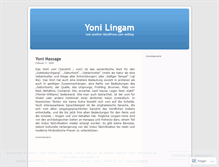 Tablet Screenshot of lingammassage.wordpress.com