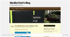 Desktop Screenshot of macbentosh.wordpress.com
