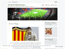 Tablet Screenshot of elblaugranadero.wordpress.com