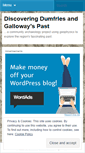 Mobile Screenshot of discoveringdgpast.wordpress.com