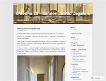 Tablet Screenshot of chlodna20.wordpress.com