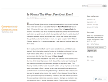 Tablet Screenshot of compromisedconservative.wordpress.com