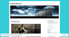 Desktop Screenshot of noahs2012ark.wordpress.com