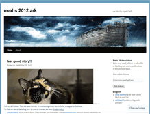 Tablet Screenshot of noahs2012ark.wordpress.com