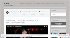 Desktop Screenshot of literaturkunstmedien.wordpress.com