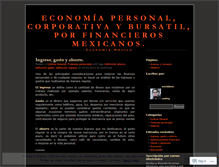 Tablet Screenshot of economiamexico.wordpress.com