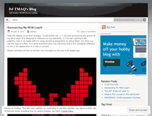 Tablet Screenshot of djtmaq.wordpress.com