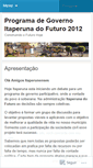 Mobile Screenshot of itaperunadofuturo.wordpress.com