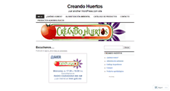 Desktop Screenshot of creandohuertos.wordpress.com