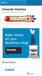 Mobile Screenshot of creandohuertos.wordpress.com
