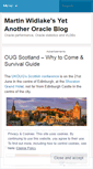 Mobile Screenshot of mwidlake.wordpress.com