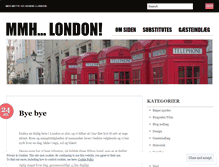 Tablet Screenshot of mmhlondon.wordpress.com